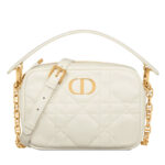 Christian Dior Small Dior Caro Top Handle Camera Bag